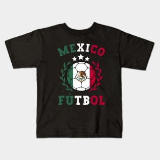 Mexico Futbol Sport Kids T-Shirt